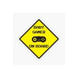 TSC Arabada bebek var Baby On Board Sticker Etiket 19CM md18
