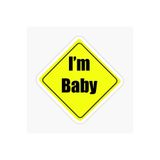 TSC Arabada Bebek Var Baby On Board Sticker Etiket 19CM Renkli, EYMSS139