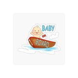 TSC Arabada Bebek Var Baby On Board Sticker Etiket 19CM Renkli, EYMSS140