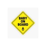 TSC Arabada Bebek Var Baby On Board Sticker Etiket 19CM Renkli, EYMSS143