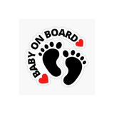 TSC Arabada Bebek Var Baby On Board Sticker Etiket 19CM Renkli, EYMSS144