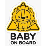 TSC Arabada bebek var Baby On Board Sticker Yapıştırma 19CM md2