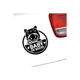 TSC Arabada Bebek Var Sticker Oto Yapıştırma Çok Renkli, EY-1-14