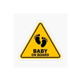 TSC Arabada Bebek Var Sticker Oto Yapıştırma Etiket 18cm Renkli, EYMSS176