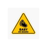 TSC Arabada Bebek Var Sticker Oto Yapıştırma Etiket 18cm Renkli, EYMSS178
