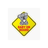 TSC Arabada Bebek Var Sticker Oto Yapıştırma Etiket 18cm Renkli, EYMSS183