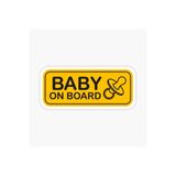 TSC Arabada Bebek Var Sticker Oto Yapıştırma Etiket 18cm Renkli, EYMSS185