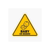 TSC Arabada Bebek Var Sticker Oto Yapıştırma Etiket 18cm Renkli, EYMSS188