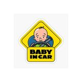 TSC Arabada Bebek Var Sticker Oto Yapıştırma Etiket 18cm Renkli, EYMSS191