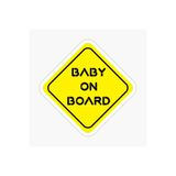 TSC Arabada Bebek Var Uyarı Sticker Oto Etiket 18cm RENKLİ, EYMSS432