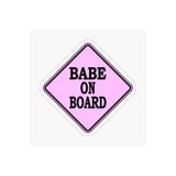 TSC Arabada Bebek Var Uyarı Sticker Oto Etiket 18cm Renkli, EYMSS438