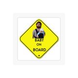 TSC Arabada Bebek Var Uyarı Sticker Oto Etiket 18cm Renkli, EYMSS447