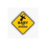 TSC Arabada Bebek Var Uyarı Sticker Oto Etiket 18cm Renkli MD14, EYMSS440