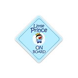 TSC Arabada Prens Var Arabada Bebek Var Sticker Etiket 18cm Çok Renkli, RENK27K22