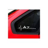 TSC Arma Sticker & Fosfor Şerit A7 Yan Cam Sticker Oto Kapı Çıkartma Tuning 20 cm x 7 cm Renkli, Yazı-1-29