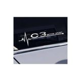 TSC Arma Sticker & Fosfor Şerit C3 Yan Cam Oto Kapı Çıkartma Tuning 20 cm x 7 cm Renkli, Yazı-1-66