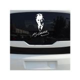 TSC Atatürk İmza Arka Cam Sticker 30Cm