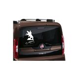 TSC Atatürk İmza Oto Sticker Etiket Arka Cam 30cm Çok Renkli, L249