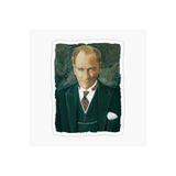 TSC Atatürk Portre Sticker 14 cm Çok Renkli 2 Adet, EY1Y13