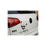 TSC Atatürk Silueti ve İmzası Oto Sticker Etiket Bagaj Kapağı Çok Renkli, L248