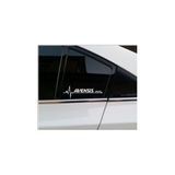 TSC Avensis Napız Kalp Kelebek Cam Sticker Yapıştırma Çok Renkli, Siyah1b8