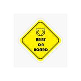 TSC Baby On Board Arabada Bebek Var Araç Sticker 19CM Renkli, EYMSS262