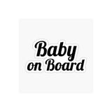 TSC Baby On Board Arabada Bebek Var Araç Sticker Etiket 19CM Renkli, EYMSS253