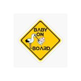TSC Baby On Board Arabada Bebek Var Araç Sticker Etiket 19CM Renkli, EYMSS254