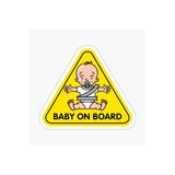 TSC Baby On Board Arabada Bebek Var Araç Sticker Etiket 19CM Renkli, EYMSS264