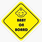 TSC Baby On Board Arabada bebek var Oto Sticker Etiket 19CM md22
