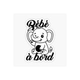 TSC Baby On Board Arabada Bebek Var Oto Sticker Etiket 19CM Renkli, EYMSS266