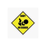 TSC Baby On Board Arabada Bebek Var Oto Sticker Etiket 19CM Renkli, EYMSS269