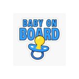 TSC Baby On Board Arabada Bebek Var Oto Sticker Etiket 19CM Renkli, EYMSS271