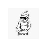 TSC Baby On Board Arabada Bebek Var Oto Sticker Etiket 19CM Renkli, EYMSS272