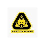 TSC Baby On Board Arabada Bebek Var Oto Sticker Etiket 19CM Renkli, EYMSS273