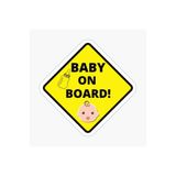 TSC Baby On Board Arabada Bebek Var Oto Sticker Etiket 19CM Renkli, EYMSS276