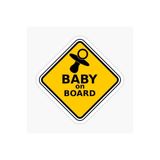 TSC Baby On Board Arabada Bebek Var Oto Sticker Etiket 19CM Renkli, EYMSS284