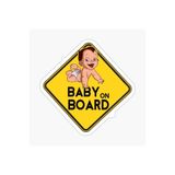TSC Baby On Board Arabada Bebek Var Oto Sticker Etiket 19CM Renkli, EYMSS289
