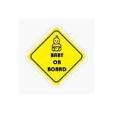TSC Baby On Board Arabada Bebek Var Oto Sticker Etiket 19CM Renkli, EYMSS290