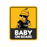 TSC Baby On Board Arabada Bebek Var Sticker 14cm Çok Renkli, EyM146