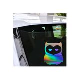 TSC Baykuş Kalp Şekli Gözler Araba Sticker Çok Renkli, EyM52