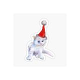 TSC Bebek Kedi Araba Oto Sticker Etiket Renkli A9 Beyaz, Kedixx72