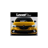 TSC Beyaz Renk Lowerclass Low Alın Ön Cam Yazısı Oto Sticker Yapıştırması, Siyah1b84