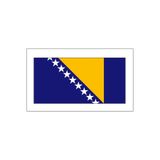 TSC Bosna Hersek Bayrağı Sticker 20CM Çok Renkli, 31agusx57
