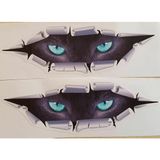 Tsc Canavar Bakan Göz 2 Araba Sticker Yapıştırma 19 cm - Çok Renkli - 17CM