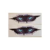 TSC Canavar Bakan Göz 2 Araba Sticker Yapıştırma 19cm Çok Renkli, STICKER2K48