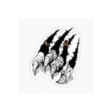 TSC Canavar Pençe Araba Oto Sticker 19 Cm Çok Renkli, Stickerqt20