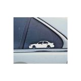 TSC Carisma 5 Kelebek Cam Oto Sticker 17 CM 2 Adet Renkli, 8587T-45