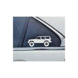TSC Cherokee XJ Kelebek Cam Oto Sticker 17 CM 2 Adet Renkli, 8587T-46