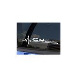 TSC Citroen C4 Napız Kalp Kelebek Cam Sticker Çok Renkli, Siyah1b152